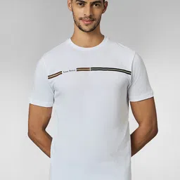 LOUIS STITCH Men Super Combed Cotton Striped Round Neck T-Shirt-picture-20