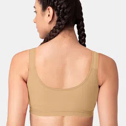 Tweens Pack Of 2 Full Coverage Cotton Workout Bra All Day Comfort image 4