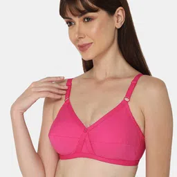 NAIDU HALL Non Padded Full Coverage Pure Cotton Everyday Bra With All Day Comfort image 3