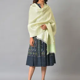 W Women Striped Design Cotton Shawl-picture-29