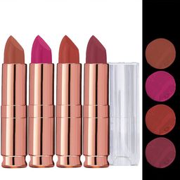 PERPAA Set Of 4 Antique Velvet Matte Lipsticks - 3.5 gm each - 71-73-80-111-picture-14