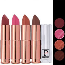 PERPAA Set Of 4 Antique Velvet Lipsticks - 3.5 gm each - 60-62-67-110-picture-16