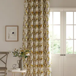 DDecor Mustard & Grey Geometric Room Darkening Door Curtain-picture-17