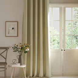 DDecor Beige Solid Room Darkening Eyelet Door Curtain-picture-37