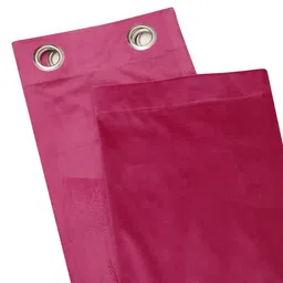 THE CONVERSION Magenta Room Darkening Long Door Curtain image 3