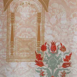 ZEBA Peach 2 Pieces Room Darkening Blackout Door Curtains image 4