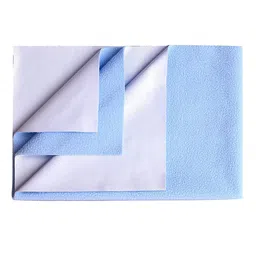 Bajo's Infants Blue Large Water-Resistant Reusable Baby Dry Sheet image 2