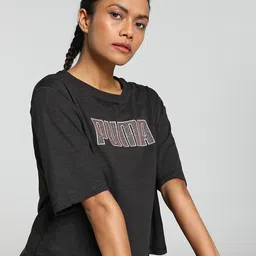 Puma Women Graphic Printed Sustainable T-shirt-image-23