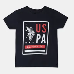 U.S. Polo Assn. Kids Boys Printed Cotton T-shirt-picture-38