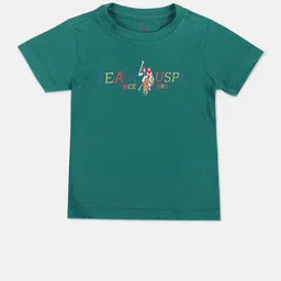 U.S. Polo Assn. Kids Boys Brand Logo Printed Pure Cotton T-shirt-picture-53