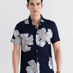 Snitch Men Slim Fit Floral Printed Casual Shirt-picture-34