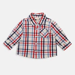Chicco Boys Relaxed Tartan Checked Twill Casual Cotton Shirt-picture-22