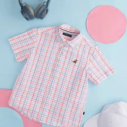 Pantaloons Junior Boys Checked Casual Cotton Shirt-picture-14