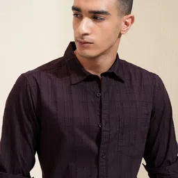 HIGHLANDER Men Spread Collar Tartan Checks Cotton Casual Shirt-picture-21