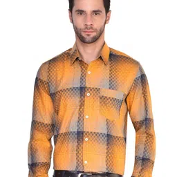 PARASSIO CLOTHINGS India Slim Micro Checked Formal Shirt-picture-14