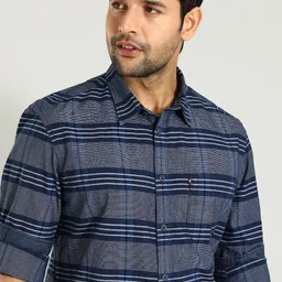 Indian Terrain Classic Slim Fit Checked Cotton Casual Shirt image 1