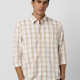 Van Heusen Sport Men Slim Fit Gingham Checked Cotton Casual Shirt-image-5
