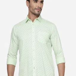 Greenfibre Micro Ditsy Printed Pure Cotton Casual Shirt-picture-25