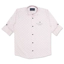 CAVIO Boys Micro Ditsy Printed Cotton Casual Shirt-picture-25