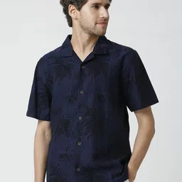 ONEMILE Men Classic Opaque Printed Casual Shirt-picture-18