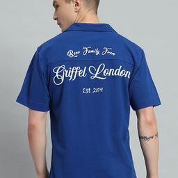 GRIFFEL Premium Cotton Typography Printed Casual Shirt-picture-22
