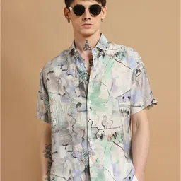 Banana Club Classic Slim Fit Floral Printed Casual Shirt-picture-15