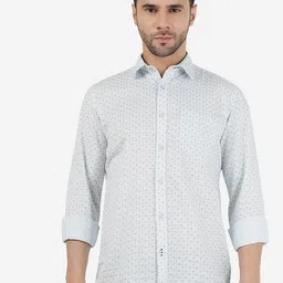 Greenfibre Micro Ditsy Printed Pure Cotton Shirt-picture-23