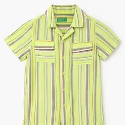 United Colors of Benetton Boys Multi Stripes Opaque Casual Shirt-picture-11