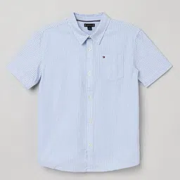 Tommy Hilfiger Boys Opaque Striped Casual Shirt-picture-38