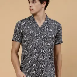JADEBERRY Standard Abstract Printed Cotton Casual Shirt-picture-41