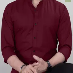 Tanip Men Sheer Casual Shirt-image-46