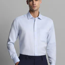 Luxure by Louis Philippe Cotton Formal Shirt-image-55