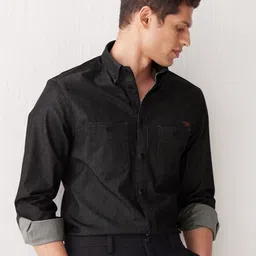 Andamen Men Classic Casual Cotton Shirt-image-48