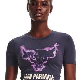 UNDER ARMOUR UA Project Rock Disrupt Bull Short Sleeves T-Shirt image 1