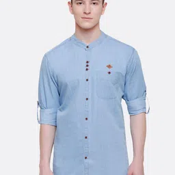 Kuons Avenue Men Smart Slim Fit Cotton Casual Shirt-picture-23