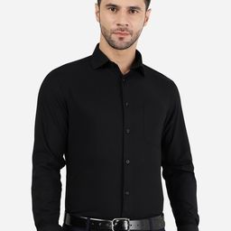 Greenfibre Slim Fit Spread Collar Chest Pocket Cotton Formal Shirt-picture-48