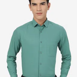 Greenfibre Slim Fit Cotton Formal Shirt-picture-15