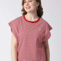 Pepe Jeans Striped Extended Sleeves Cotton T-shirt image 1