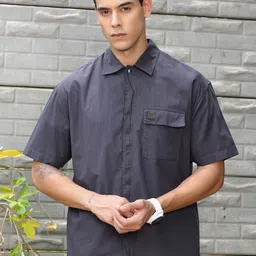 Thomas Scott Men Premium Boxy Opaque Casual Shirt-image-64