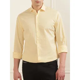 HACKETT LONDON Spread Collar Cotton Formal Shirt-image-58