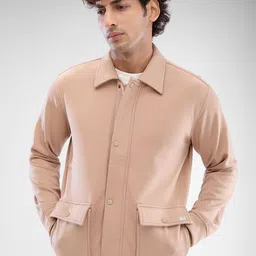 SPYKAR Men Typography Printed Pocket Detailing Casual Shacket-image-7