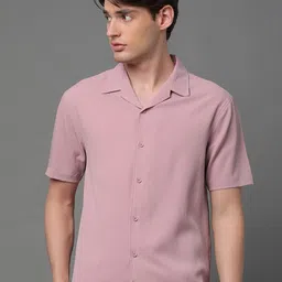 Voroxy Spread Collar Short Sleeves Relaxed Regular Fit Casual Shirt-picture-31