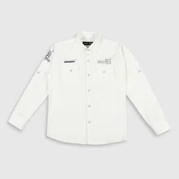 CAVIO Boys Standard Typography Printed Casual Shirt-image-81