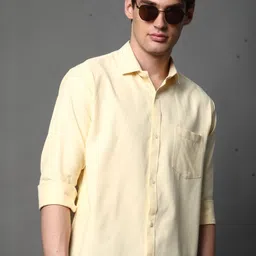 BROWN BROTHERS Standard Spread Collar Opaque Cotton Casual Shirt-picture-10