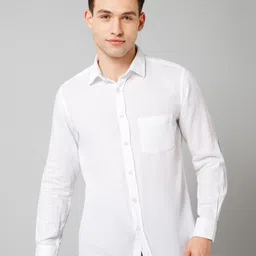 Cantabil Spread Collar Comfort Casual Cotton Shirt-picture-19