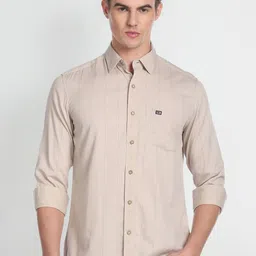 Arrow Sport Striped Spread Collar Slim Fit Casual Shirt-picture-29