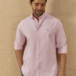 Andamen Premium Spread Collar Full Sleeves Cotton Casual Shirt-image-13