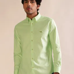 Andamen Premium Men Oxford Full Sleeve Slim Fit Shirt-image-19