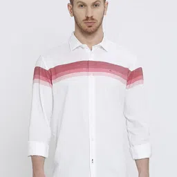 Basics Men Comfort Slim Fit Opaque Casual Shirt-image-13