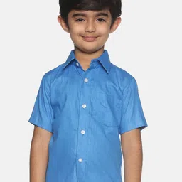 Sethukrishna Boys Shirt Collar Cotton Casual Shirt image 1